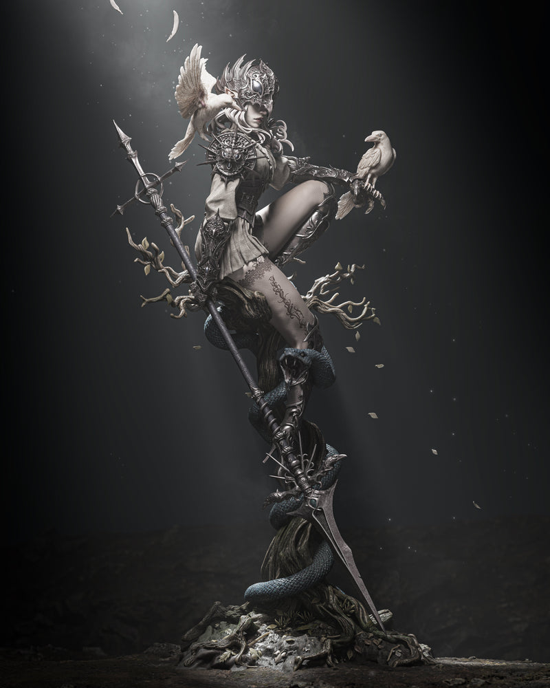 Lenora, Queen of Crows - CA3D Original Art - 1:6 Scale Figure