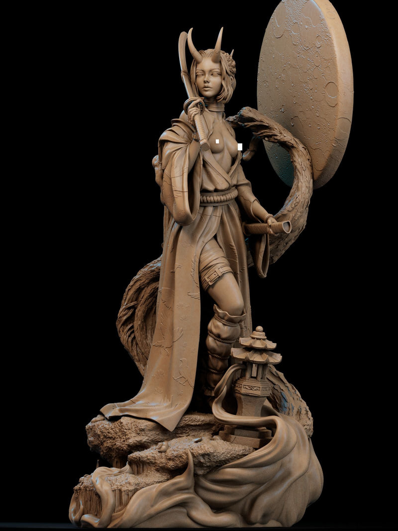 Oni - Oni Mask Bride (SFW/NSFW 18+ Only)- 1:6, 1:9 Figures Scale & Bust