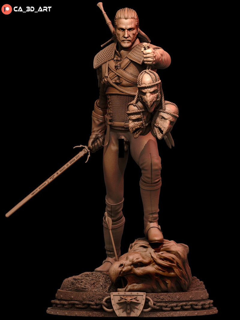 Geralt - The Witcher (SFW/NSFW 18+ Only) - 1:6 & 1:9 Scale Figures