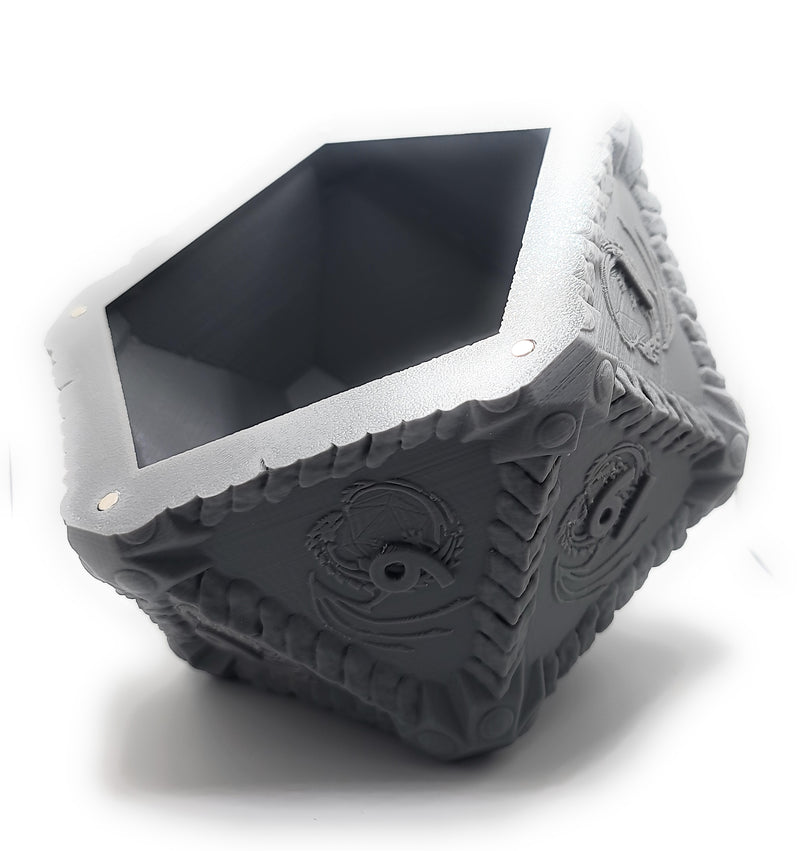 3D D20 Dice Bucket w/ Lid