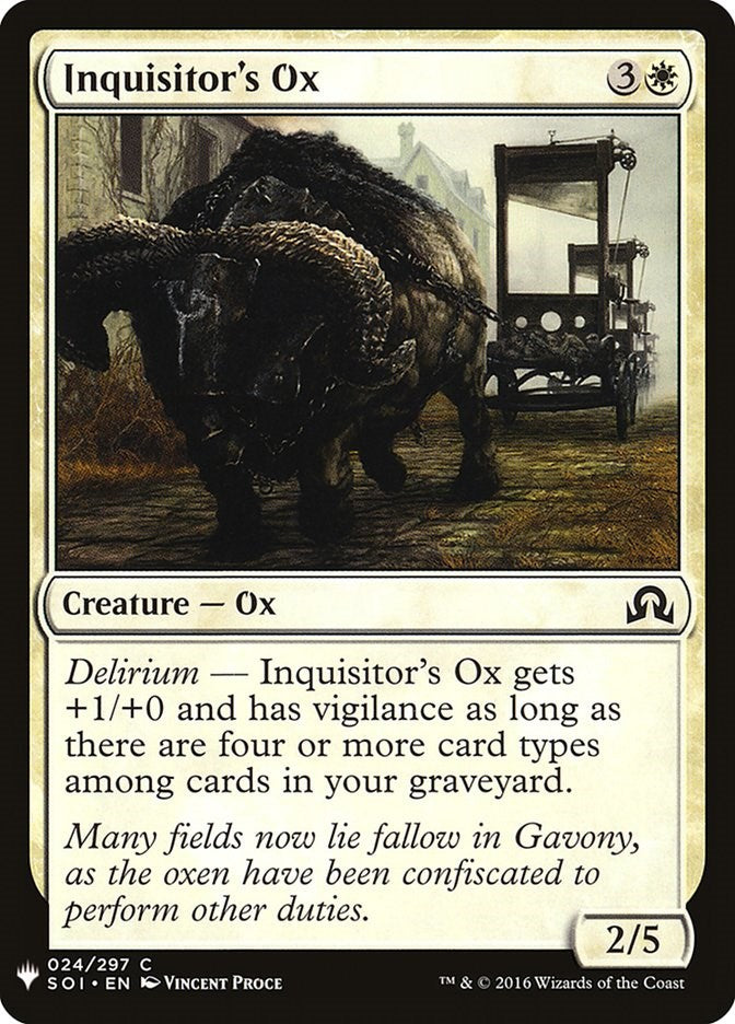 Inquisitors Ox