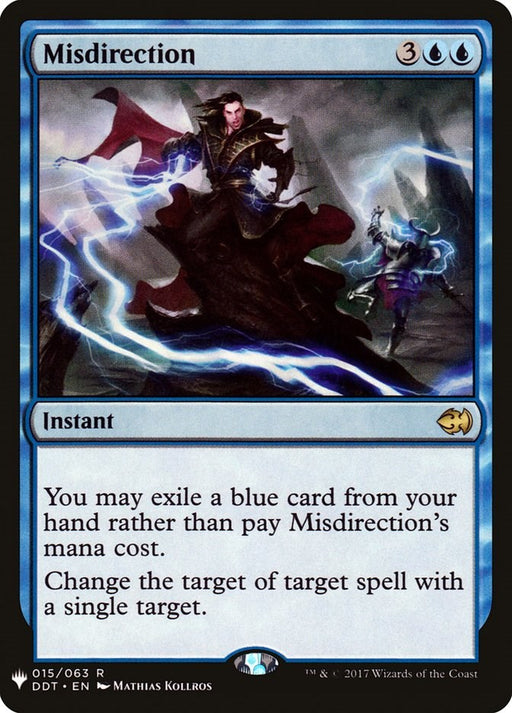 Misdirection - The List Reprints #15 Magic: The Gathering card