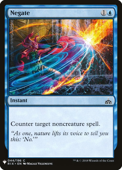Negate RIX