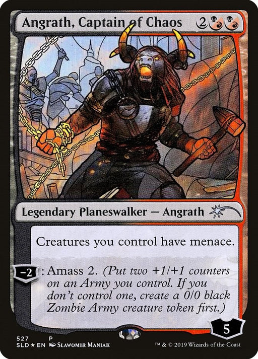Angrath, Captain of Chaos (Stained Glass) - Secret Lair Drop Series #527 Magic: The Gathering card