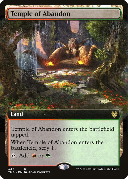 Temple of Abandon Extended Art
