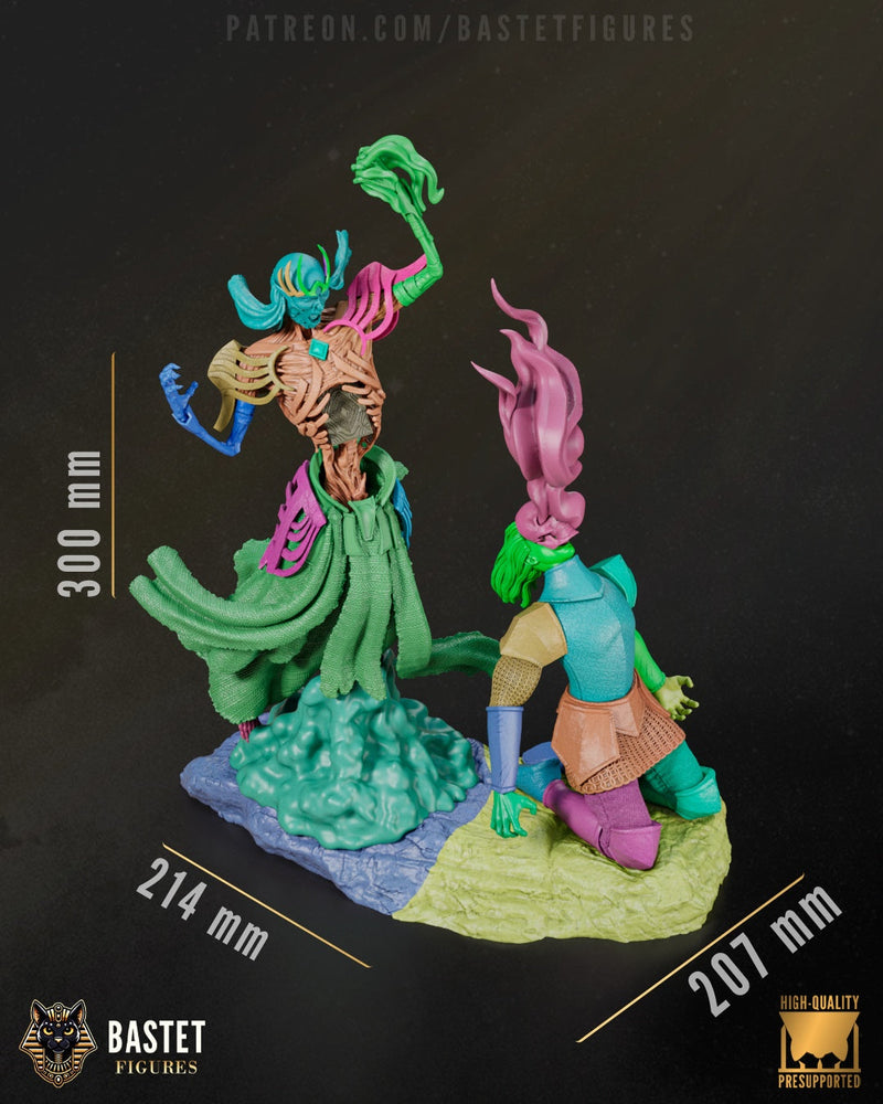 Vecna - The Forgotten Realms - 1:8 Scale Figure, 32mm Miniature & Bust