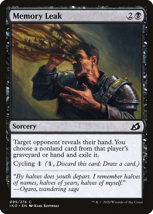 Memory Leak - Ikoria: Lair of Behemoths #95 Magic: The Gathering card