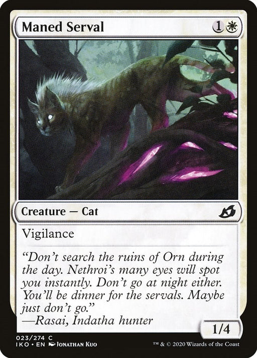 Maned Serval - Ikoria: Lair of Behemoths #23 Magic: The Gathering card