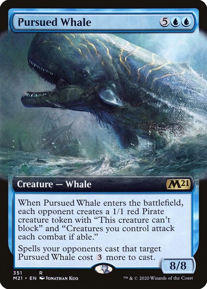 Pursued Whale Extended Art