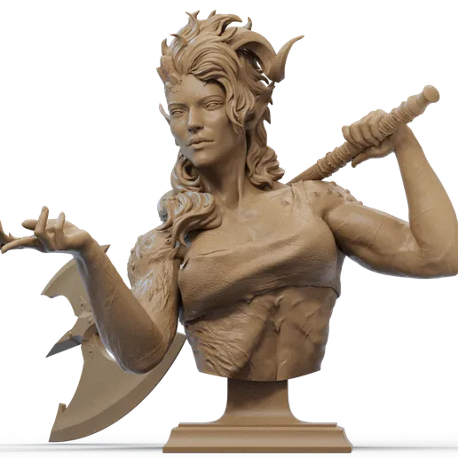 Karlach - Baldur's Gate (SFW/NSFW 18+ Only) - 1:6 Scale Figures & Bust