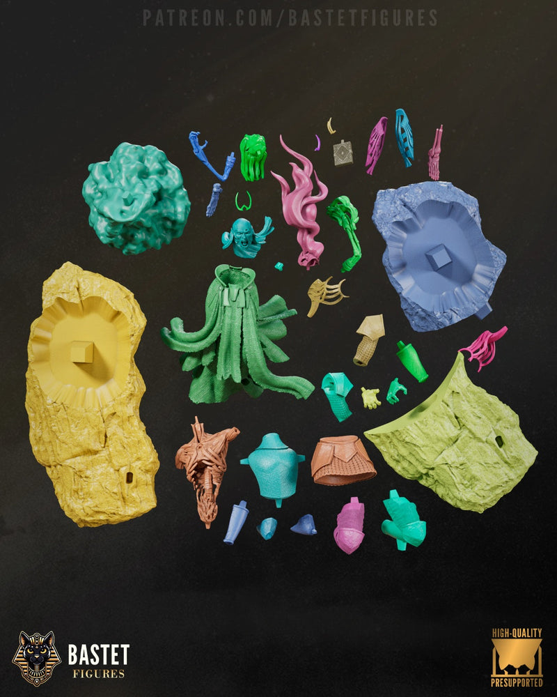 Vecna - The Forgotten Realms - 1:8 Scale Figure, 32mm Miniature & Bust