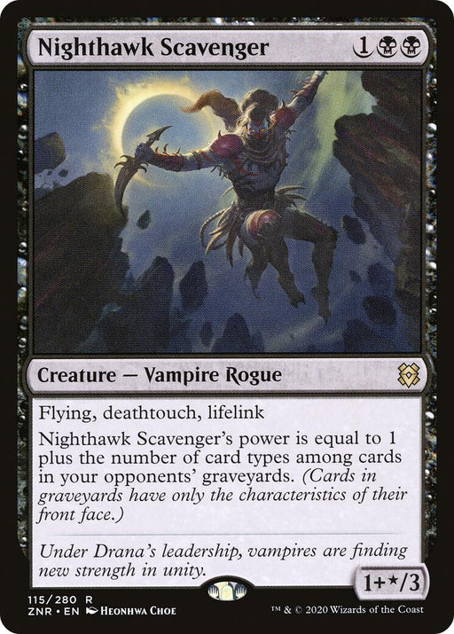 Nighthawk Scavenger - Zendikar Rising #115 Magic: The Gathering card