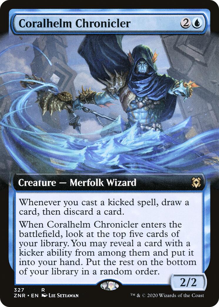 Coralhelm Chronicler Extended Art