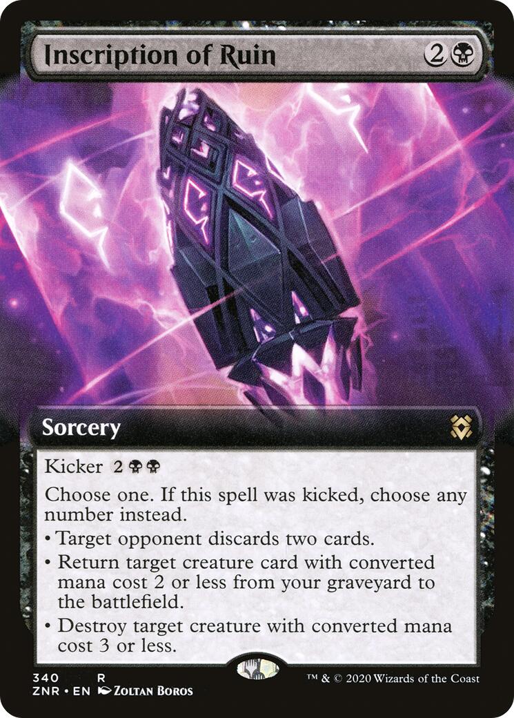 Inscription of Ruin Extended Art