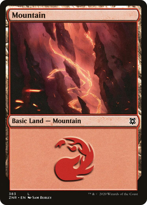 Mountain - Zendikar Rising #383 Magic: The Gathering card