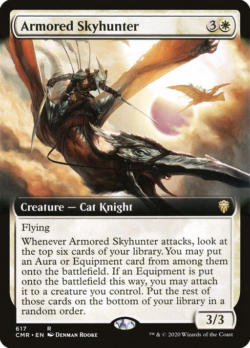 Armored Skyhunter (Extended Art) - Commander Legends #617 Magic: The Gathering card