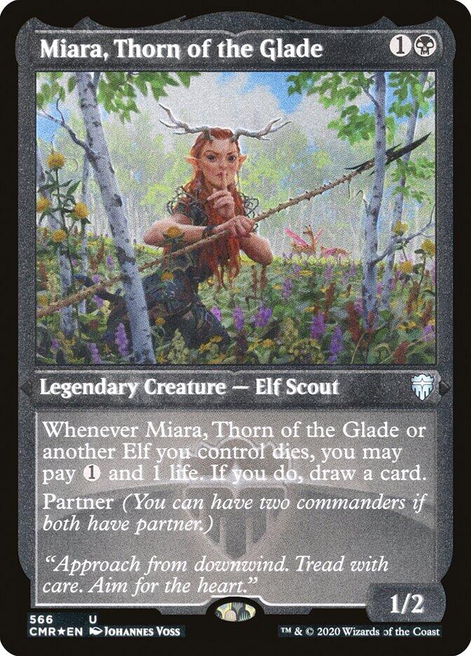 Miara Thorn of the Glade Foil Etched