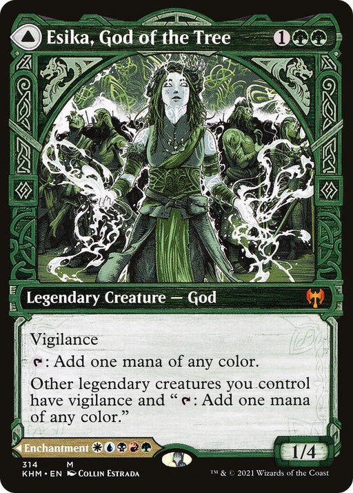 Esika, God of the Tree (Showcase) - Kaldheim #314 Magic: The Gathering card