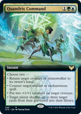 Quandrix Command Extended Art