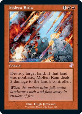 Molten Rain - Time Spiral: Remastered #348 Magic: The Gathering card