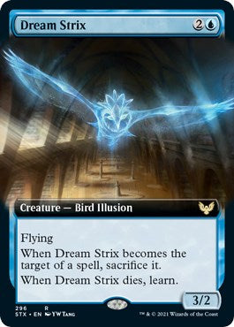 Dream Strix (Extended Art) - Strixhaven: School of Mages #296 Magic: The Gathering card