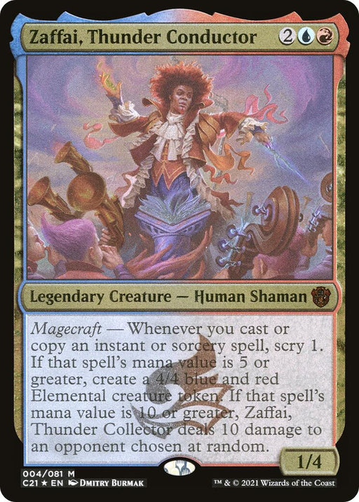 Zaffai, Thunder Conductor (Display Commander) - Thick Stock