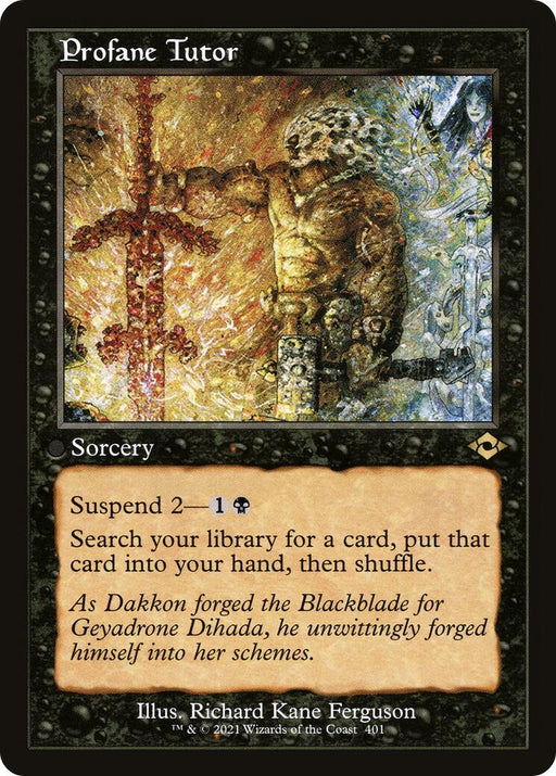 Profane Tutor Retro Frame