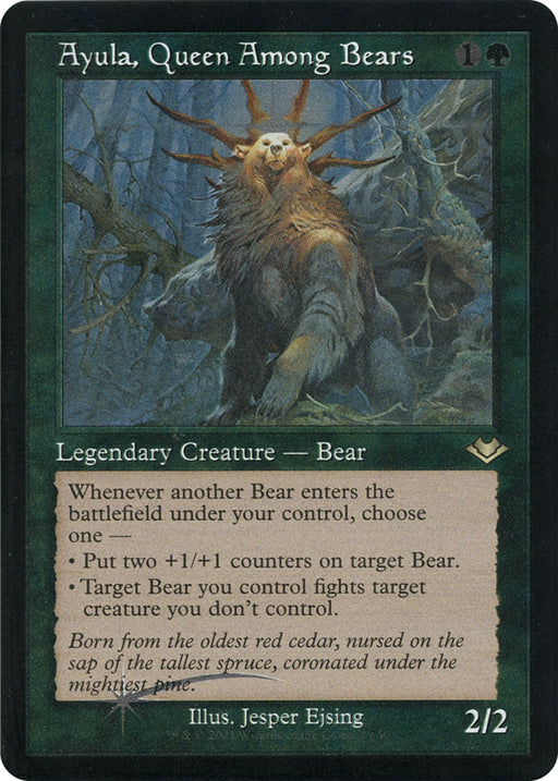 Ayula, Queen Among Bears (Retro Frame) (Foil Etched) - Modern Horizons #19 Magic: The Gathering card