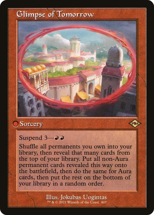Glimpse of Tomorrow Retro Frame