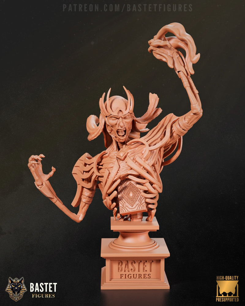 Vecna - The Forgotten Realms - 1:8 Scale Figure, 32mm Miniature & Bust