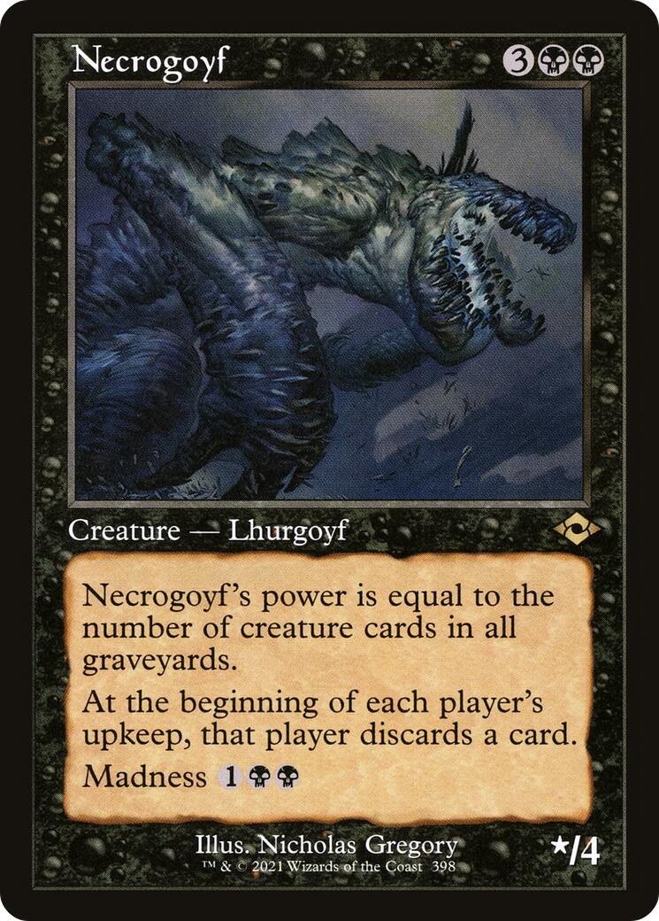 Necrogoyf Retro Frame