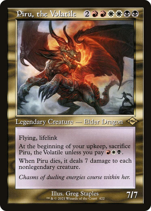 Piru the Volatile Retro Frame