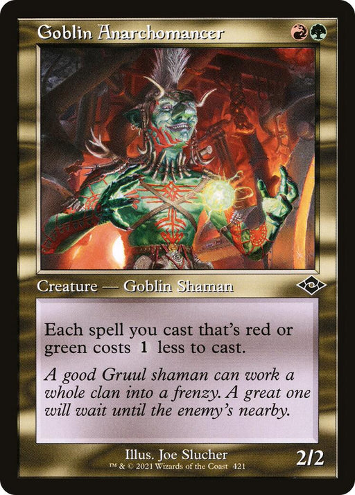 Goblin Anarchomancer Retro Frame