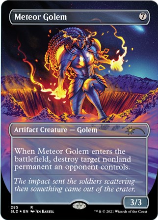 Meteor Golem (285) - Secret Lair Drop Series #285 Magic: The Gathering card