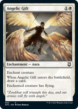 Angelic Gift - Commander: Adventures in the Forgotten Realms #64 Magic: The Gathering card