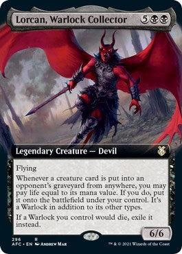 Lorcan Warlock Collector Extended Art