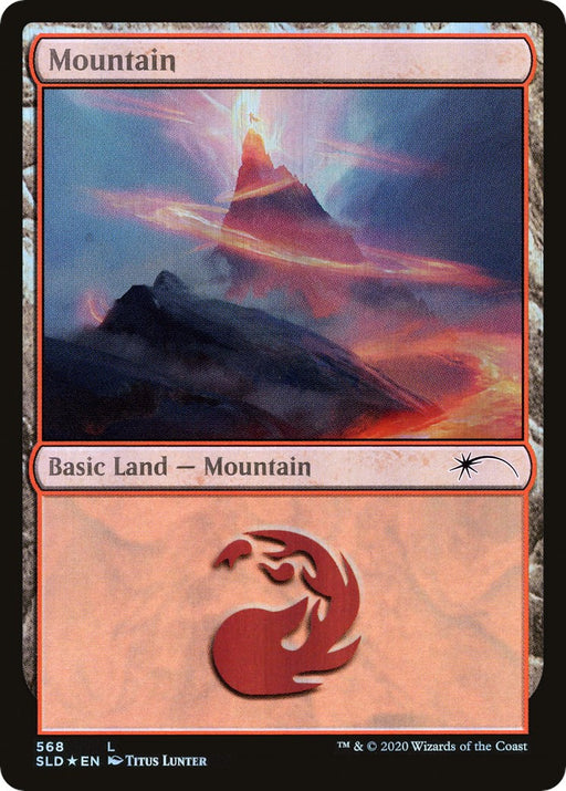 Mountain (568) - Secret Lair Drop Series #568 Magic: The Gathering card
