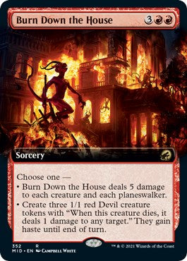Burn Down the House Extended Art