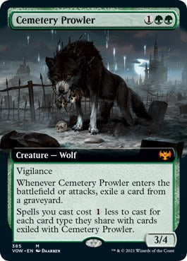 Cemetery Prowler Extended Art