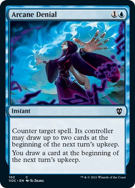 Arcane Denial - Commander: Innistrad: Crimson Vow #102 Magic: The Gathering card