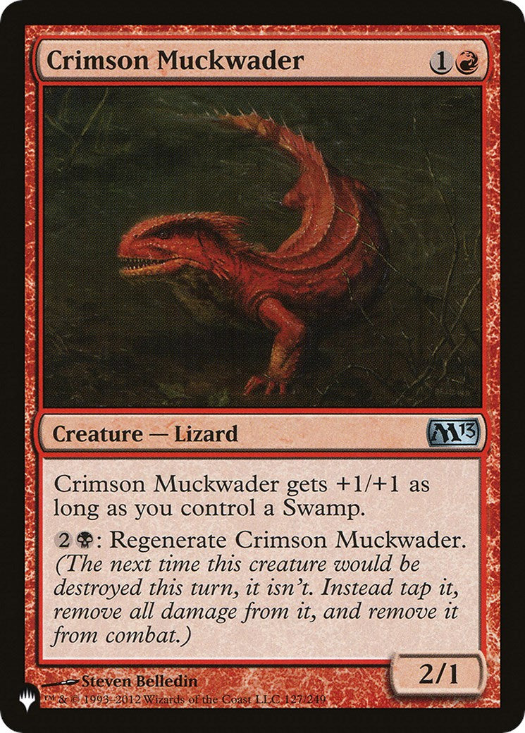 Crimson Muckwader - The List Reprints #127/249 Magic: The Gathering card
