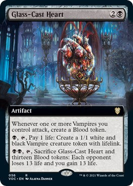 Glass Cast Heart Extended Art