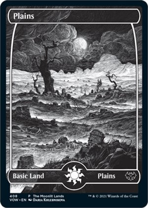 Plains Moonlit Land Foil Etched
