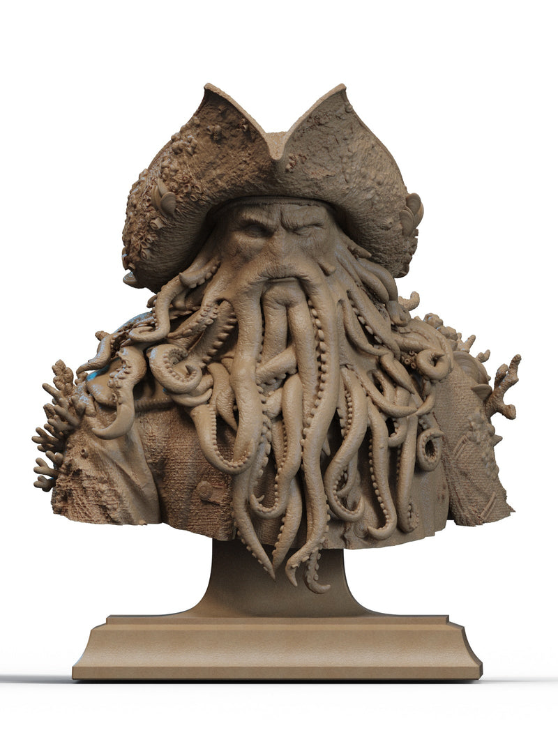 Davy Jones - Pirates of the Caribbean - 1:6, 1:9 Scale Figures & Bust