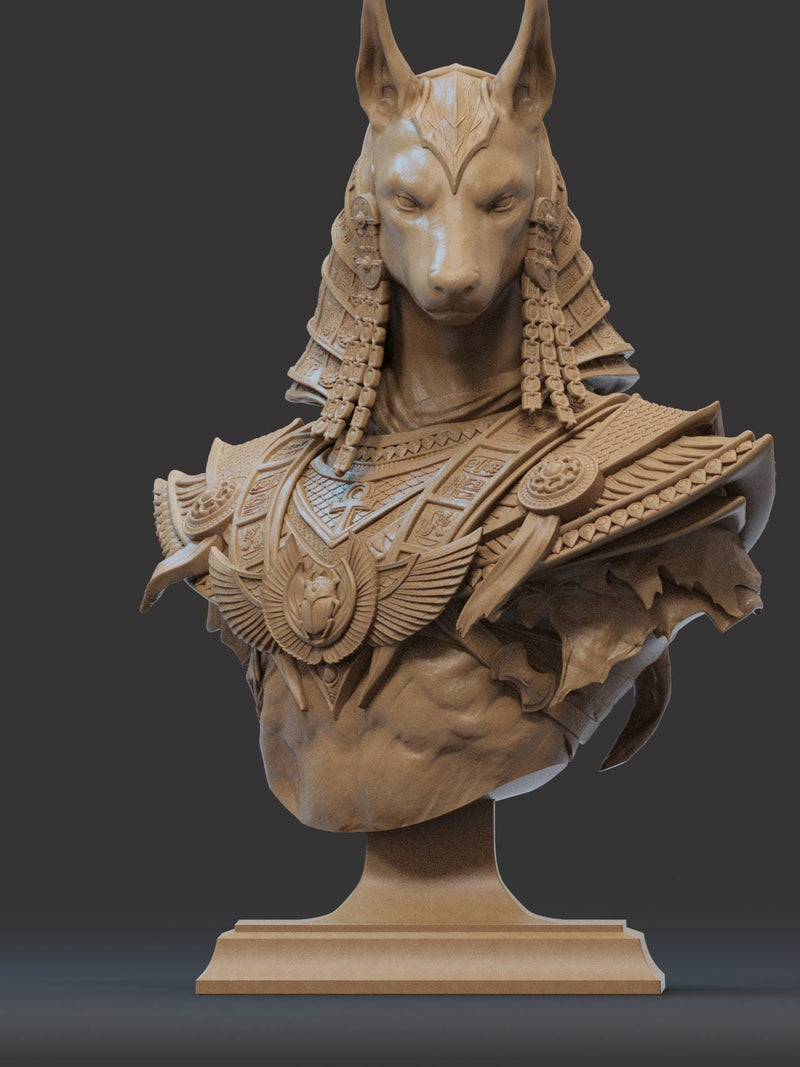 Anubis - Egyptian God - 1:6, 1:9 Scale Figures & Bust