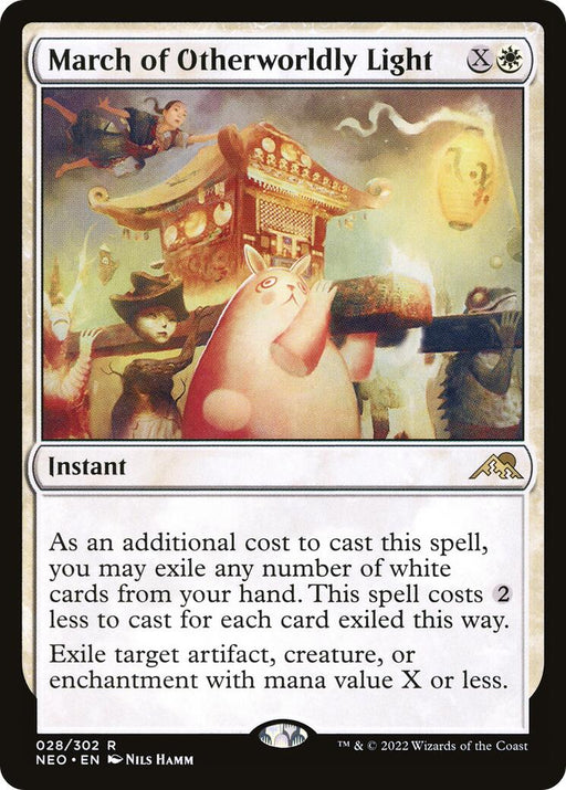 March of Otherworldly Light - Kamigawa: Neon Dynasty #28 Magic: The Gathering card
