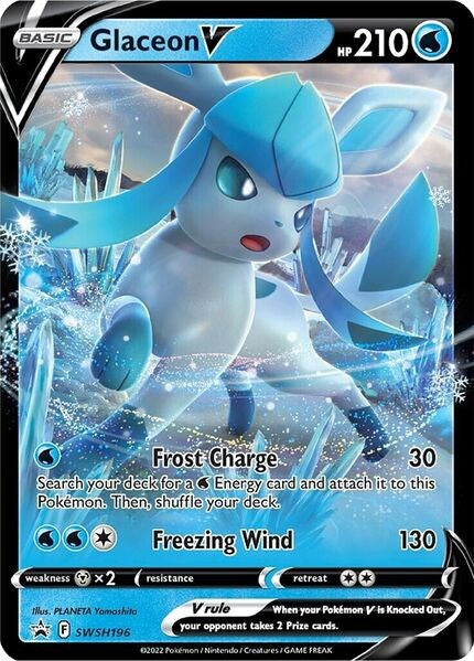 Glaceon V - SWSH196 - SWSH: Sword & Shield Promo Cards #SWSH196 Pokémon card
