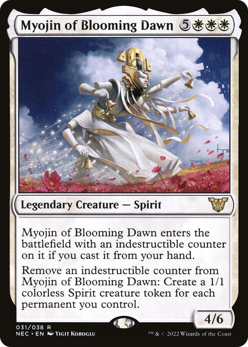 Myojin of Blooming Dawn - Commander: Kamigawa: Neon Dynasty #31 Magic: The Gathering card
