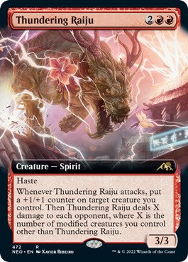 Thundering Raiju Extended Art