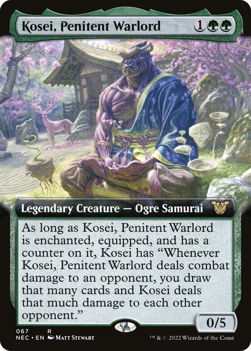Kosei Penitent Warlord Extended Art